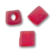 Cubes Miyuki 3 mm SB3-141F - Transparent Ruby Mat x10g