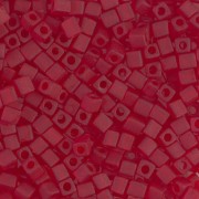 Cubes Miyuki 3 mm SB3-141F - Transparent Ruby Mat x10g