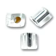Cubes Miyuki 3 mm SB3-1- Crystal Silver Lined x10g