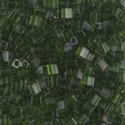 Cubes Miyuki 3 mm SB3-158 - Transparent Olive x10g