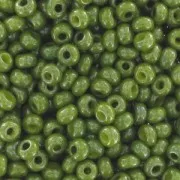 Perles rocailles Preciosa  9/0 2.5 mm - Jaune Lustré Bleu x20g