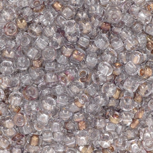 Perles rocailles Preciosa 9/0 2.5 mm - Cinnamon Gold Luster Mat x20g