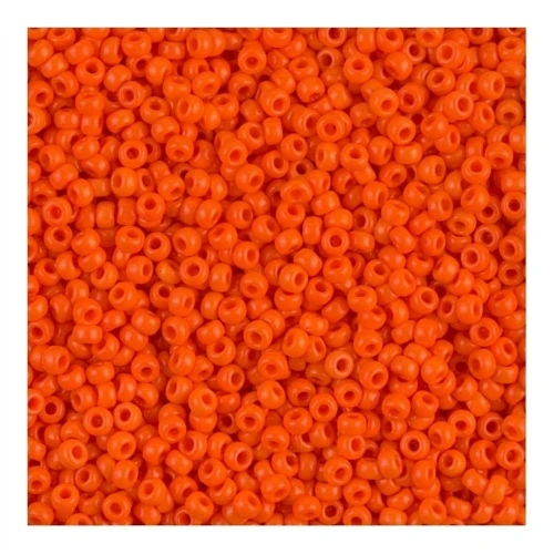Rocaille Miyuki 15/0 406 - Opaque Orange x8g