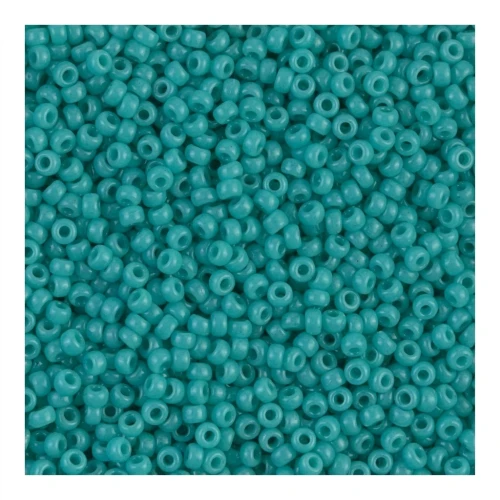 Rocaille Miyuki 15/0 412 - Opaque Turquoise Green x8g