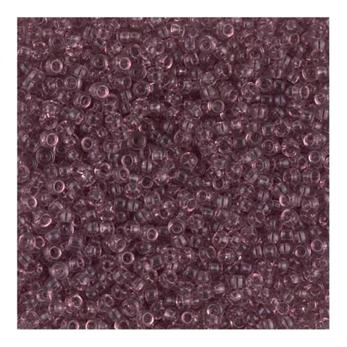 Rocaille Miyuki 15/0 142 - Transparent Smoky Amethyst x 8g