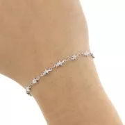 Chaîne maille fantaisie décor étoile 4.5 mm en Acier inoxydable 304 x98 cm