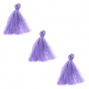 Pompons imitation coton 26-30 mm Lilas x10|raw }}