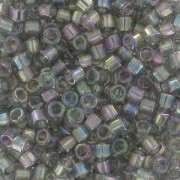 Miyuki Delica 10/0 DBM0107 - Tr Gray AB Gold Luster x8g