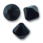 Toupies en cristal PureCrystal 4 mm Jet  x paquet de 1440 pcs