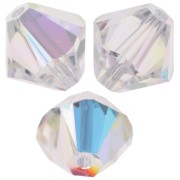 Toupies en cristal Swarovski 4 mm Crystal AB  x paquet de 1440 pcs