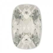 Cabochon PureCrystal 4568 Cushion Fancy Stone 8 x 6 mm Crystal Silver Shade x1