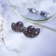 Cabochon PureCrystal 1088 8 mm Crystal Lavender DeLite x1