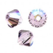 Toupies en cristal PureCrystal 5328 4 mm Light Amethyst Shimmer 2X x50|raw }}