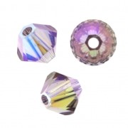 Toupies en cristal PureCrystal 5328 4 mm Light Amethyst Shimmer x50|raw }}
