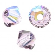 Toupies en cristal PureCrystal 5328 3 mm Light Amethyst Shimmer 2X x50