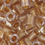 Miyuki Delica 8/0 DBL0901 - Crystal Spkl Honey Beige Lined x8g|raw }}