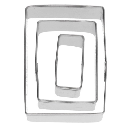 Emporte-pièce rectangle x3