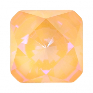 Cabochon Carré PureCrystal 4499 6 mm Crystal Peach DeLite x1