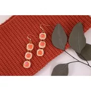 Cabochon Carré PureCrystal 4499 6 mm Crystal Peach DeLite x1