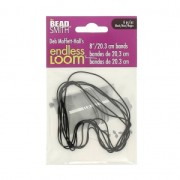 Fil élastique pour base de tissage Endless Loom - bande de 20.3 cm Noir x 6|raw }}