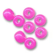 Perles rocailles Preciosa 5/0 4.5 mm - Rose Opaque Lustré x20g