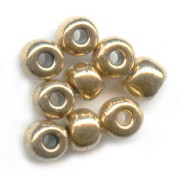 Perles rocailles Preciosa 5/0 4.5 mm - Gold Bronze x20g