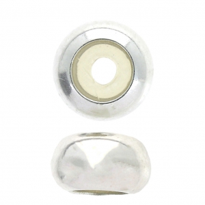 Perle Stoppeur 6.6 mm avec un trou de 2 mm en Argent 925 x1