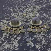 Cabochons ronds 3 mm à coller ou à sertir Aventurine x5