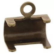 Attache pendentif 10x9 mm pour carré PureCrystal 4439 20 mm - Bronze