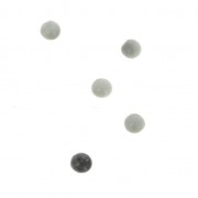 Cabochons ronds 3 mm à coller ou à sertir Howlite x5|raw }}
