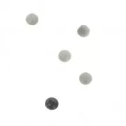 Cabochons ronds 3 mm à coller ou à sertir Howlite x5