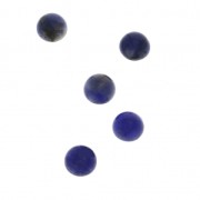 Cabochons ronds 4 mm à coller ou à sertir Sodalite x5