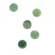 Cabochons ronds 4 mm à coller ou à sertir Aventurine x5