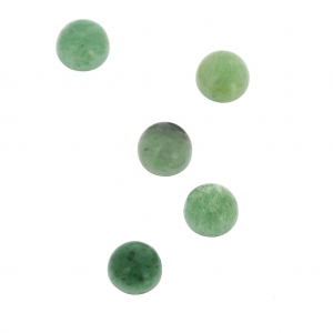 Cabochons ronds 4 mm à coller ou à sertir Aventurine x5