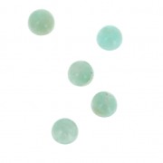 Cabochons ronds 4 mm à coller ou à sertir Amazonite x5|raw }}