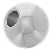 Perle ronde aplatie 12x10 mm - Acier inoxydable 304L x1