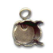 Serti griffe pendentif pour cabochon PureCrystal 1028/1088/1122 8 mm - Bronze x1|raw }}