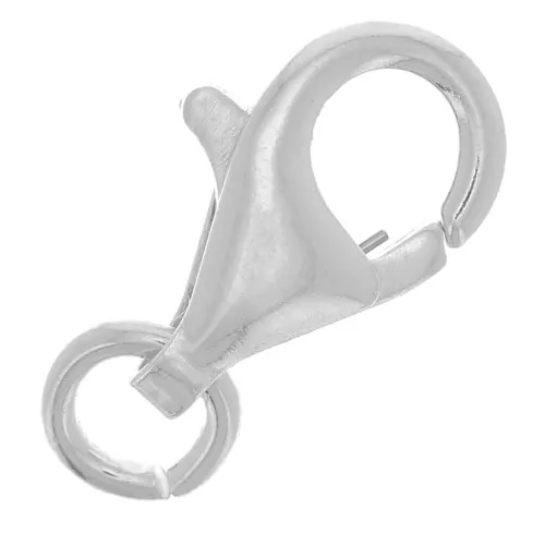 Fermoir mousqueton 11 mm en Argent 925 x1