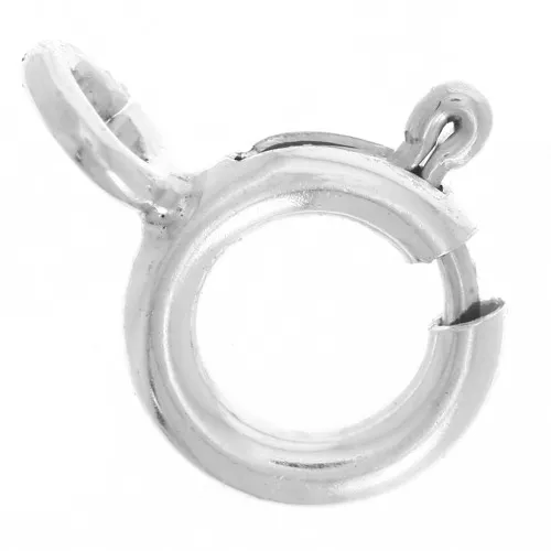 Fermoir à ressort 7 mm en Argent 925 x1