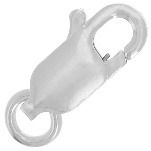 Fermoir mousqueton allongé 10 mm - Argent 925 x1