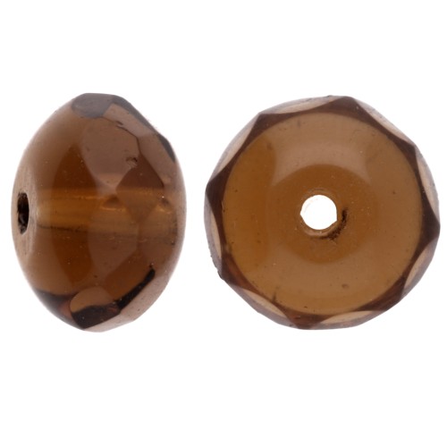 Donuts 8.5x6 mm Smoked Topaz x25