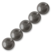 Perles nacrées PureCrystal 5810 6 mm Dark Grey Pearl x10