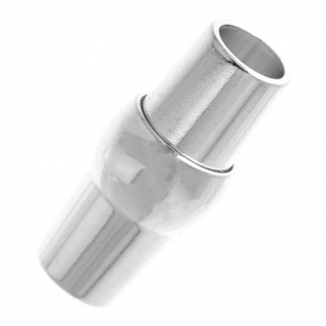 Fermoir aimanté 16 mm pour bracelet cordon 4 mm - en Argent 925 x1