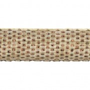 Ruban fantaisie métallisé Frou-Frou 5 mm Marron/Cuivré x1m