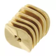 Perles rondelles intercalaires irrégulières 10 mm doré x10