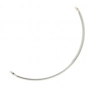 Intercalaire Demi bracelet - fil rond - 2 anneaux 45x20 mm en Argent 925 x1|raw }}