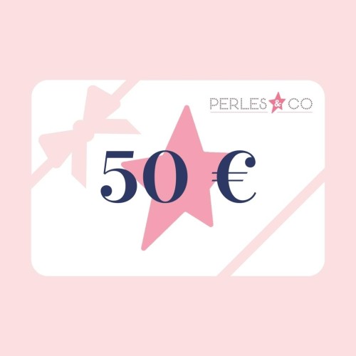 E-Carte Cadeau Perles & Co - 50€