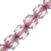 Facettes Antiques  6 mm Crystal Dark Bronze x20