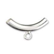 Tube 16x3 mm attache breloque 1 anneau - Argent 925 x1|raw }}