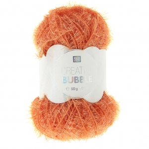 Creative Bubble - Fil à crocheter pour éponge tawashi Orange x50g